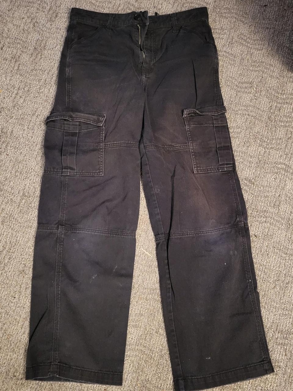 Divided Black Men's Cargo Pants